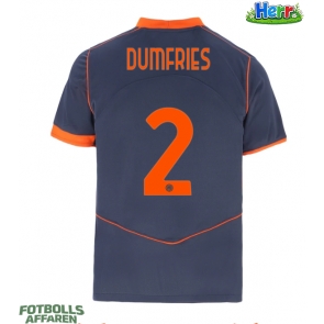 Inter Milan Denzel Dumfries #2 Tredje Tröja 2025-26 Kortärmad